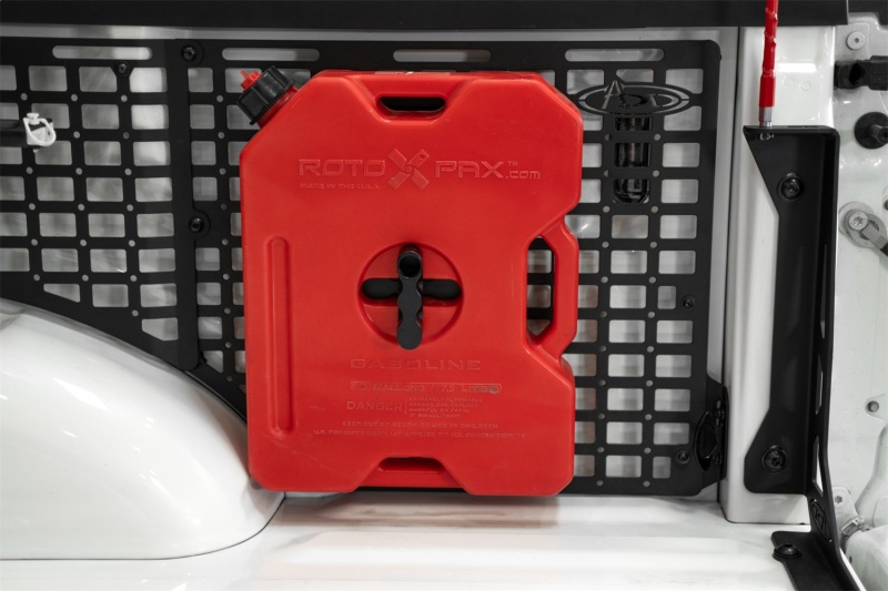 Ford F150 Bed Side Molle Panels - Passenger Side Full Set - Addictive Desert Designs - Hammer Black - `21-`27